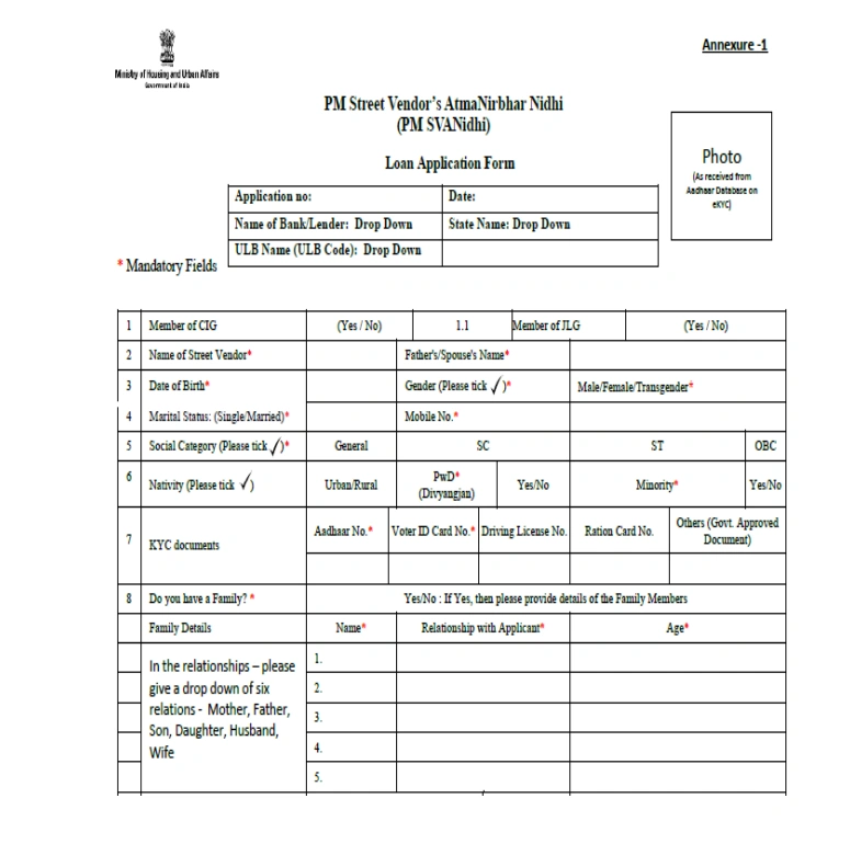 PM Svanidhi Yojana